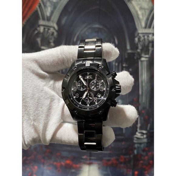 Invicta Men's Swiss Quartz Chronograph Stainless Steel Bracelet Watch - Picture 1 of 8